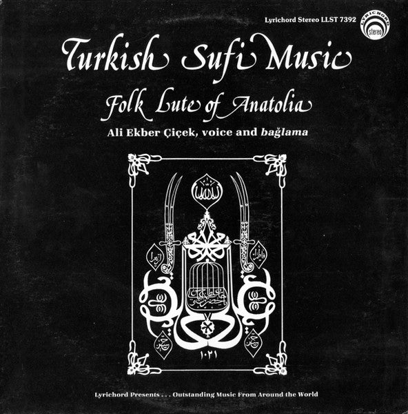 Ali Ekber Çiçek - Turkish Sufi Music (Folk Lute Of Anatolia) LP