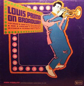 Louis Prima – On Broadway LP