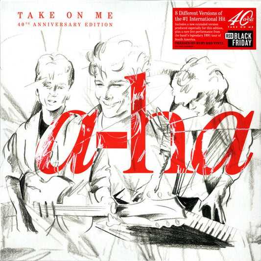 A-Ha – Take On Me (Ruby Red Translucent vinyl) 12"
