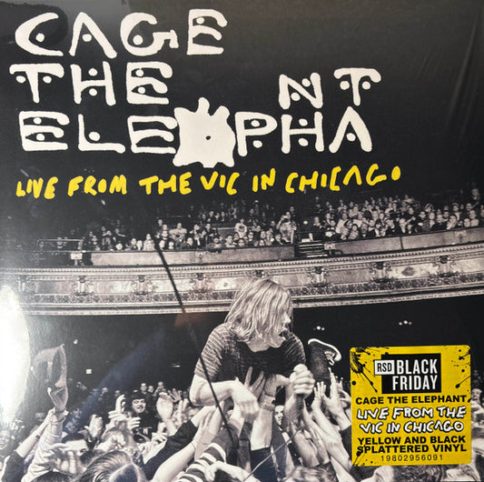 Cage The Elephant - Live From Chicago (Yellow/Black Splatter) LP