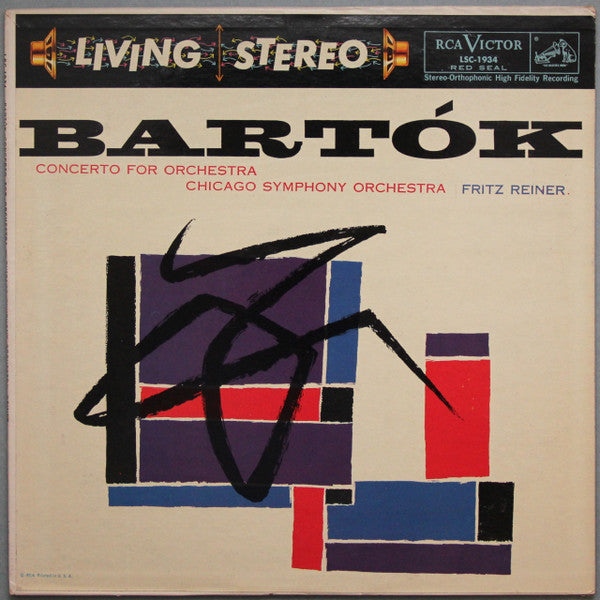 Bartok / Fritz Reiner - Concerto For Orchestra LP