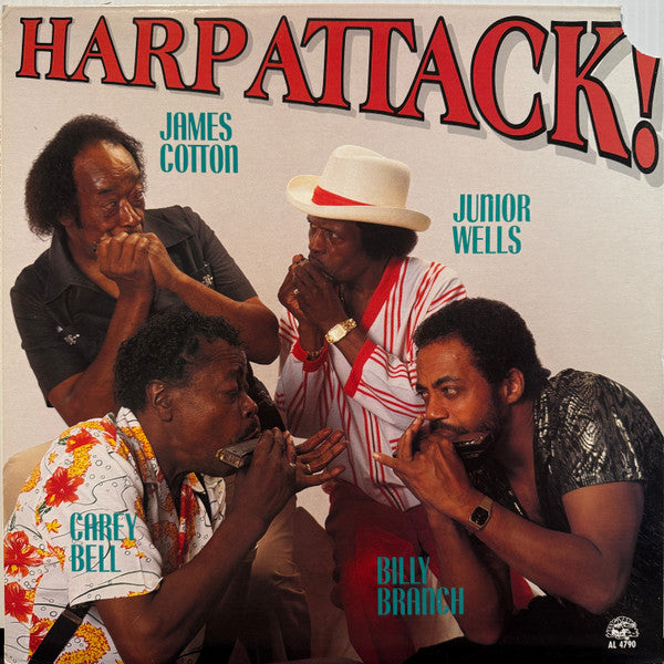 James Cotton, Junior Wells, Carey Bell, Billy Branch ‎– Harp Attack! LP
