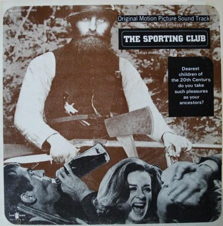 Soundtrack - Michael Small ‎– The Sporting Club LP