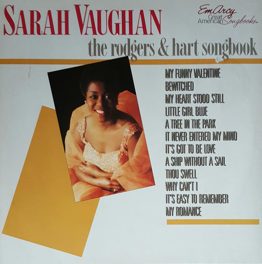 Sarah Vaughan - The Rodgers & Hart Songbook LP