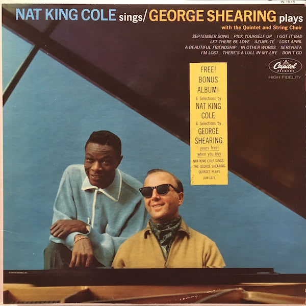 Nat King Cole - Sings / George Shearing Plays LP