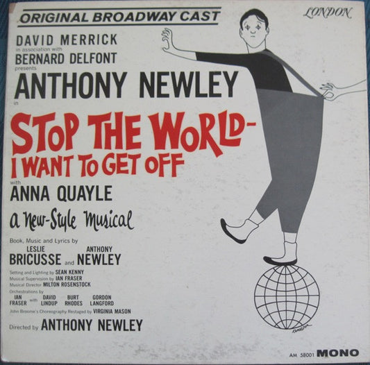 Anthony Newley With Anna Quayle – Stop The World - I Want To Get Off OBC LP