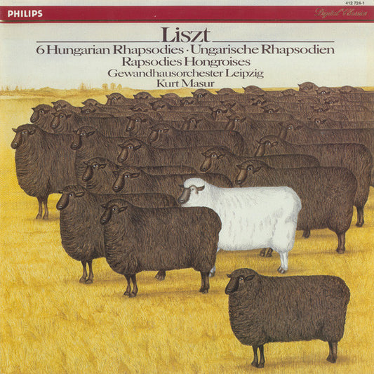 Liszt, Gewandhausorchester Leipzig, Kurt Masur – 6 Hungarian Rhapsodies LP