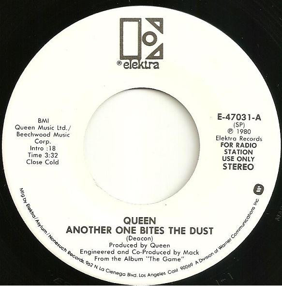 Queen – Another One Bites The Dust (Promo, SP) 7"