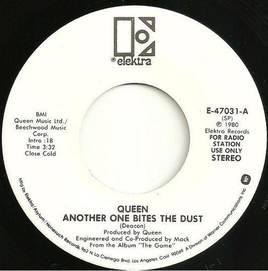 Queen – Another One Bites The Dust (Promo, SP) 7"