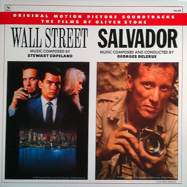 Stewart Copeland / Georges Delerue – Wall Street / Salvador (Original Motion Picture Soundtracks) LP