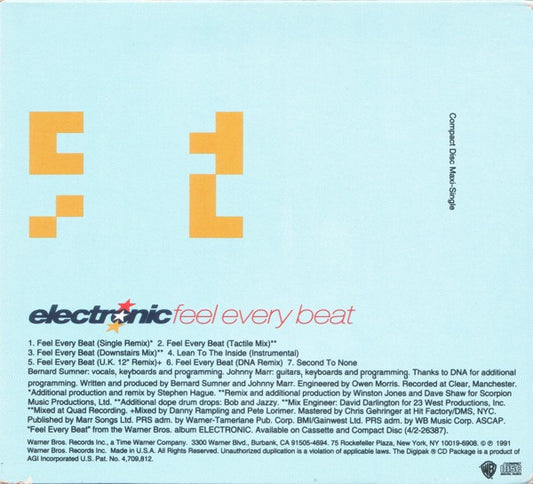 Electronic – Feel Every Beat CD