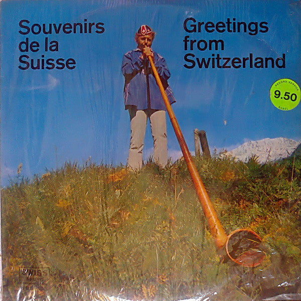 Willy Bestgen And His Artists – Souvenirs De La Suisse - Greetings From Switzerland LP