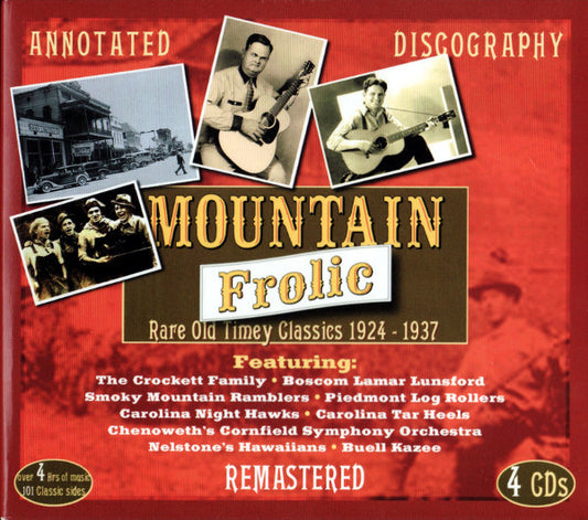 Various – Mountain Frolic: Rare Old Timey Classics 1924-1937 CD BOX SET