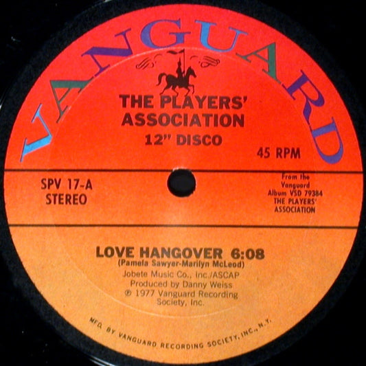 The Players Association – Love Hangover 12"