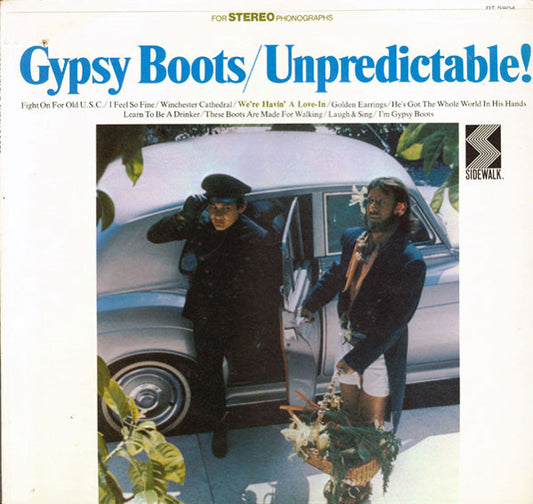 Gypsy Boots And The Nature Boys – Unpredictable! (Stereo) LP