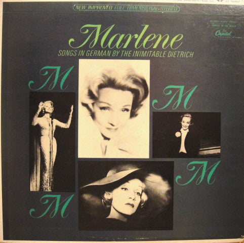 Marlene Dietrich – Songs In German By The Inimitable Dietrich LP