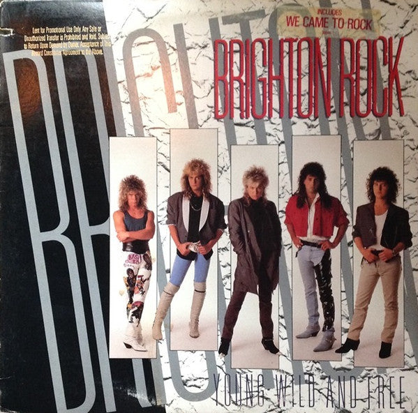 Brighton Rock - Young, Wild, And Free LP