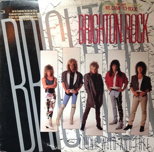 Brighton Rock - Young, Wild, And Free LP