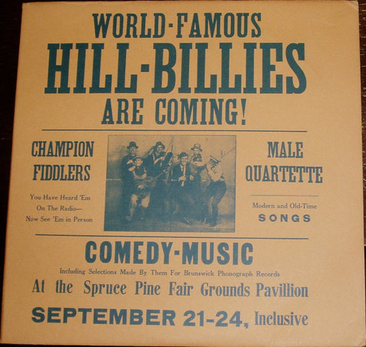 The Hill Billies – The Hill-Billies LP