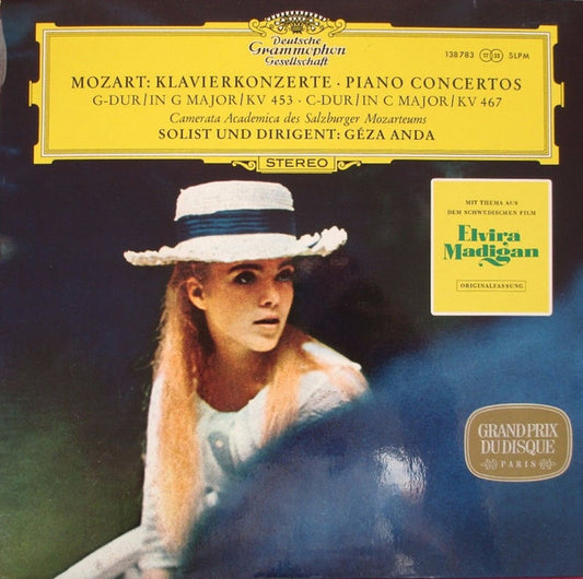 Mozart, Camerata Academica Des Salzburger Mozarteums, Géza Anda – Klavierkonzerte G-Dur KV 453 ・C-Dur KV 467 LP