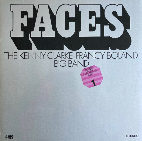 The Kenny Clarke - Francy Boland Big Band – Faces (17 Men And Their Music) LP