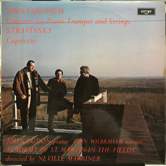 Shostakovich / Stravinsky, Academy Of St. Martin-In-The-Fields – Concerto For Piano, Trumpet And Strings / Capriccio LP