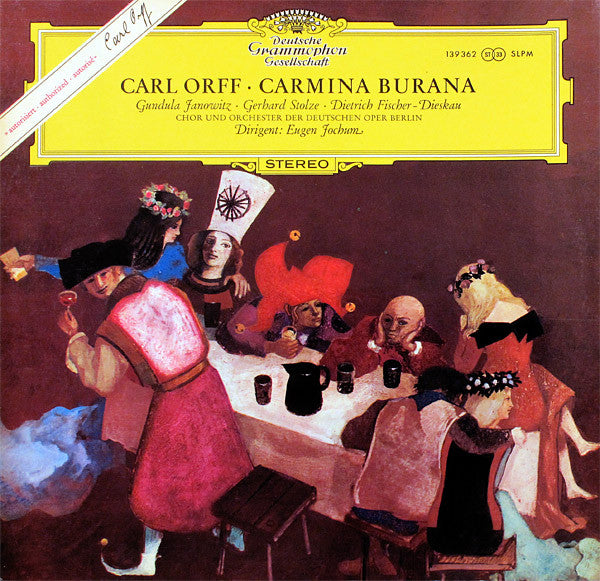 Carl Orff, Chor Und Orchester Der Deutschen Oper Berlin, Eugen Jochum – Carmina Burana LP