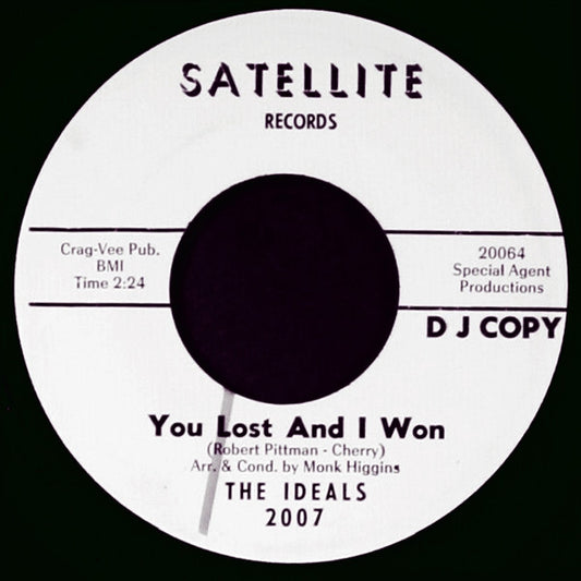 The Ideals – You Hurt Me / You Lost And I Won (Promo) 7"