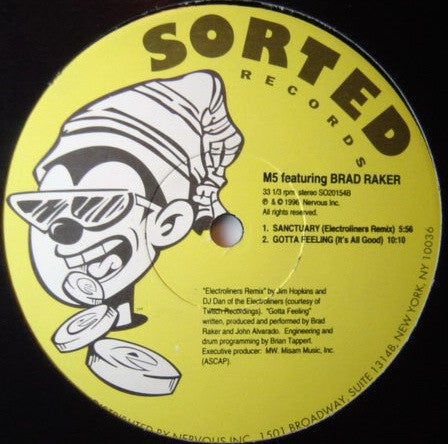 M5 Feat. Brad Raker - Sanctuary 12"