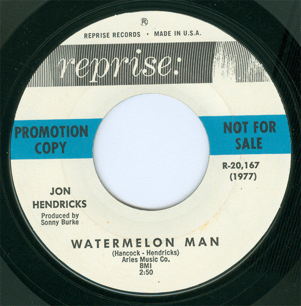 Jon Hendricks – Watermelon Man / Jive Samba (Promo) 7"
