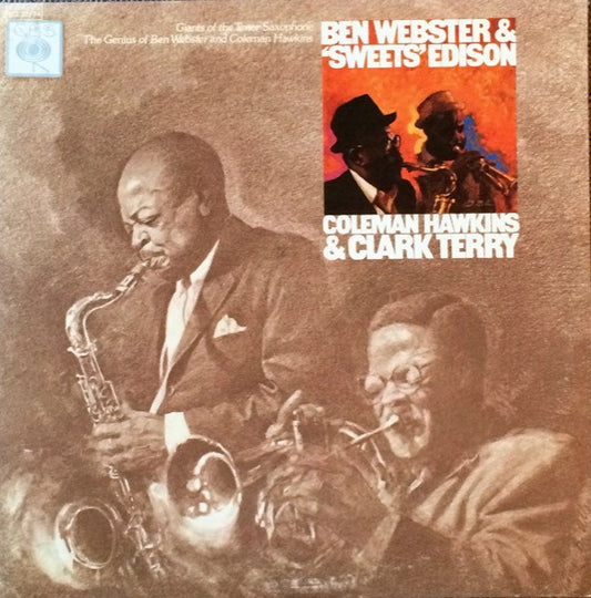 Ben Webster & 'Sweets' Edison / Coleman Hawkins & Clark Terry – Giants Of The Tenor Saxophone / The Genius Of Ben Webster And Coleman Hawkins 2LP