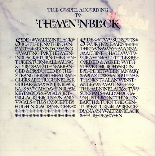 The Stranglers – The Gospel According To The Meninblack LP