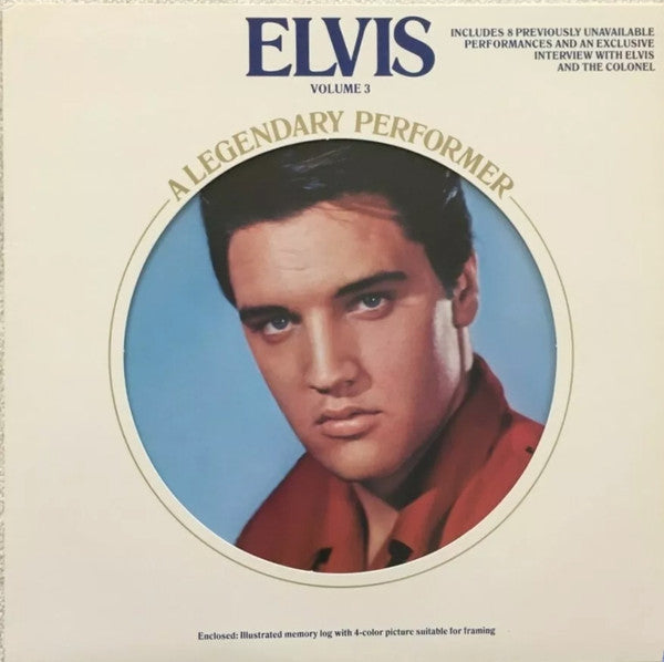 Elvis Presley ‎– A Legendary Performer - Volume 3 LP