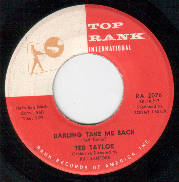 Ted Taylor – Darling Take Me Back 7"