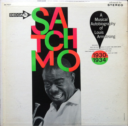 Louis Armstrong - Satchmo: A Musical Autobiography of Louis Armstrong LP