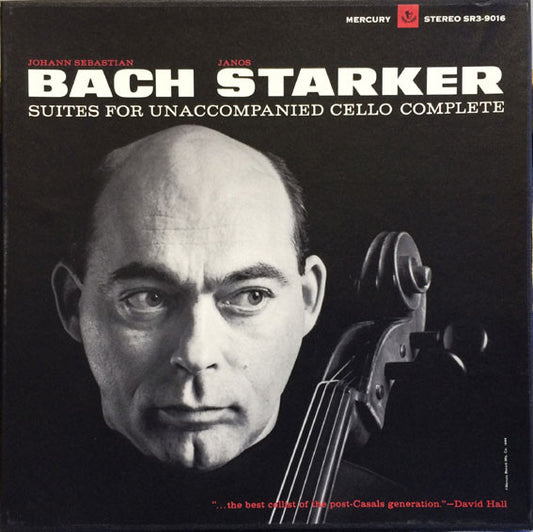 Johann Sebastian Bach / Janos Starker – Suites For Unaccompanied Cello Complete 3LP