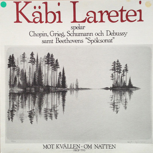 Käbi Laretei, Chopin, Grieg, Schumann, Debussy, Beethoven – Mot Kvällen ∼ Om Natten LP