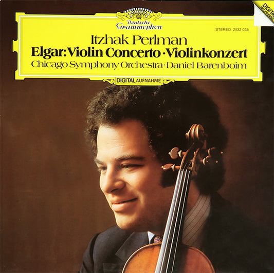 Elgar / Perlman – Violin Concerto / Violinkonzert LP