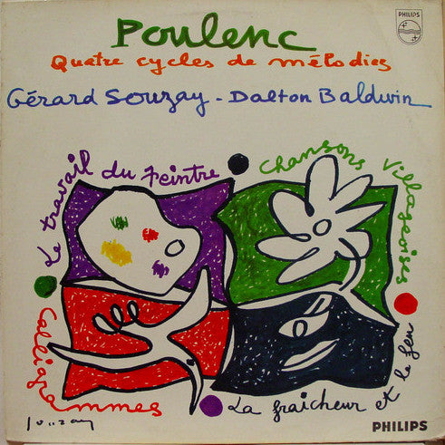 Poulenc – Quatre Cycles De Mélodies LP