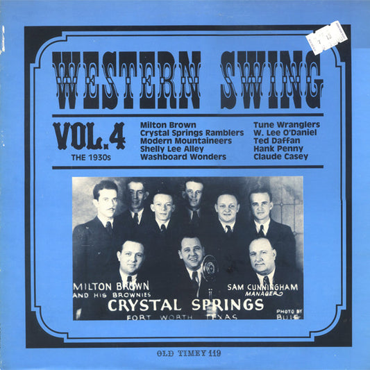 Various Artists – Western Swing Vol. 4 (The 1930s) LP