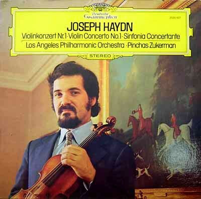 Joseph Haydn, Pinchas Zukerman, Members Of The Los Angeles Philharmonic Orchestra – Violinkonzert Nr. 1 = Violin Concerto No. 1 / Sinfonia Concertante LP