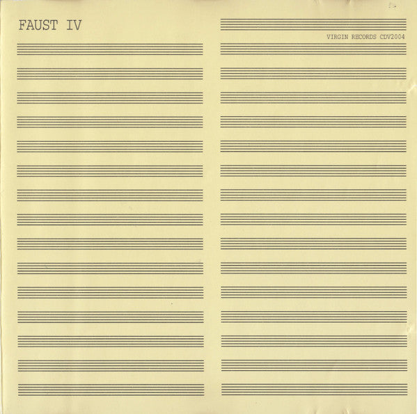 Faust – Faust IV CD