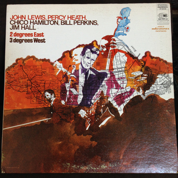 John Lewis, Percy Heath, et al. – 2 Degrees East, 3 Degrees West LP