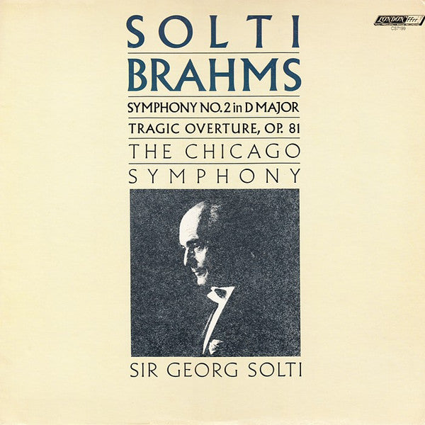 Brahms - Symphony No. 2 In D Major / Tragic Overture, Op. 81 LP