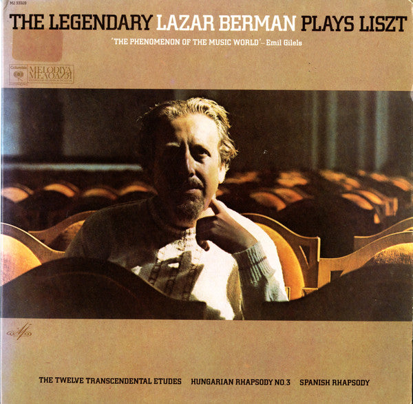 Liszt / Lazar Berman – The Legendary Lazar Berman Plays Liszt 2LP