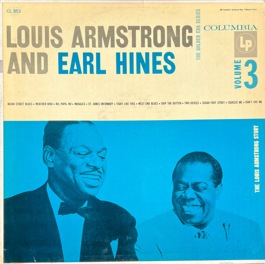 Louis Armstrong And Earl Hines ‎– The Louis Armstrong Story - Vol. 3 LP