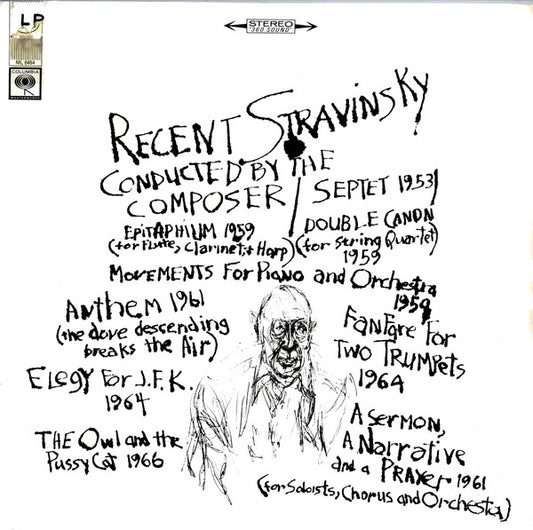 Igor Stravinsky - Recent Stravinsky Conducted By The Composer LP