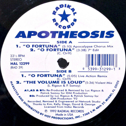 Apotheosis – O Fortuna 12"