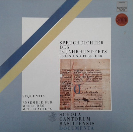Sequentia - Spruchdichter Des 13. Jahrhunderts LP