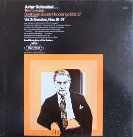 Beethoven / Artur Schnabel - Vol. 3: Sonatas, Nos. 18-27 (3LP)